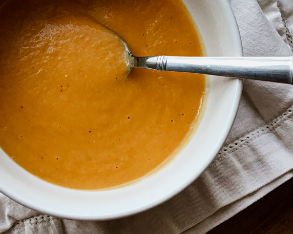 Early Winter Sweet Potato Soup